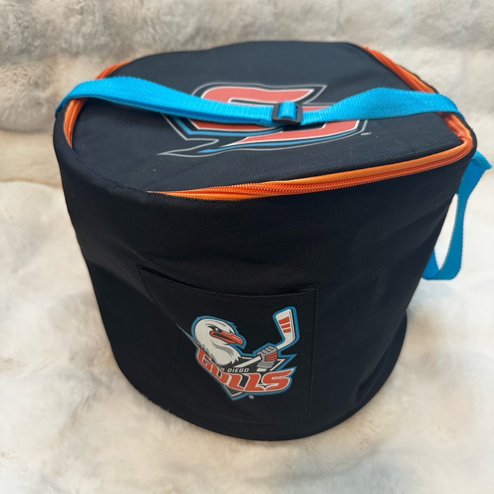San Diego Gulls Round Drink Food Cooler Pack Bag Tote